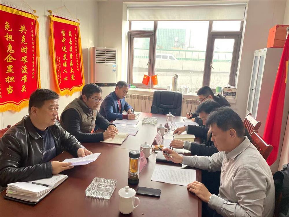 伟德国际victor1946集团纪委书记卢刚到济南长悦进出口贸易公司调研