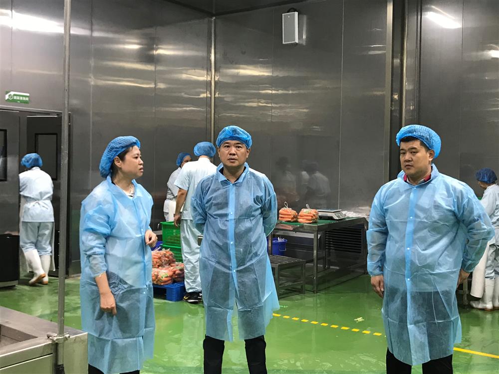 伟德国际victor1946集团纪委书记卢刚赴金德利集团食品产业园调研